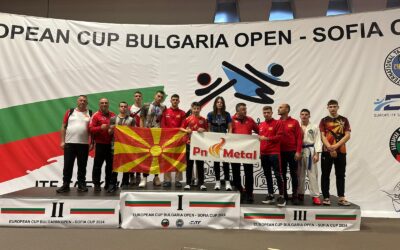 БРАВО! Македонското знаме гордо се вее сред Софија: Давид Kрстески највисоко на пиедесталот на Европскиот Таеквон-до ИТФ куп во Софија