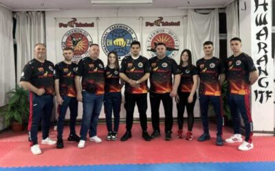 Репрезентацијата во традиционално таеквондо со шест натпреварувачи на ЕП во Талин, градоначалникот Пецаков им посака успех