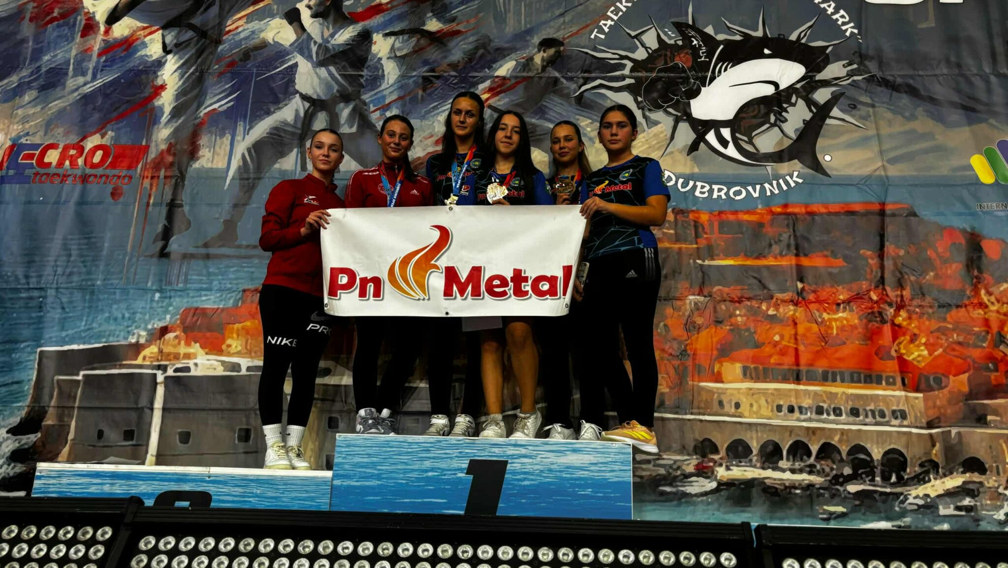 Два златни и два бронзени медали за таеквондо клубот „Хва Ранг ИТФ“ на „Дубровник Опен 2025“